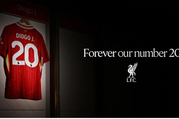 Liverpool retira la camiseta 20 en homenaje a Diogo Jota