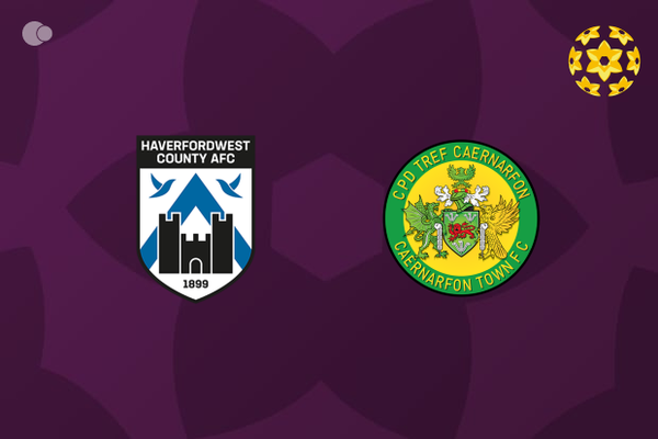 Haverfordwest County avanza en la Liga de Gales tras vencer a Caernarfon Town