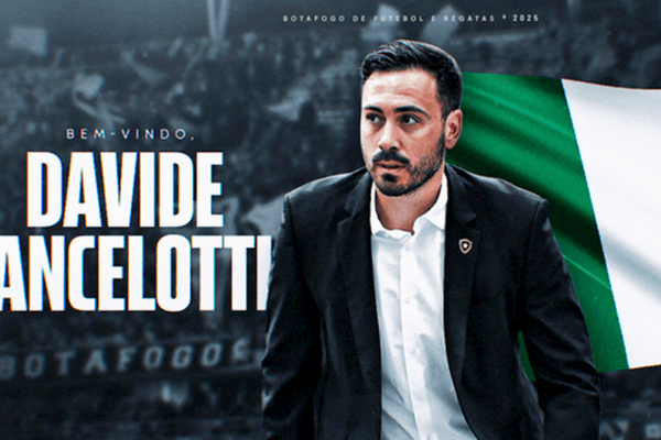 Davide Ancelotti es el sucesor de Renato Paiva en el Botafogo